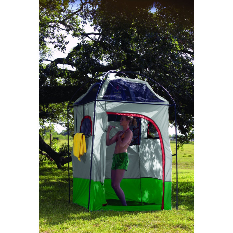 Texsport Deluxe Privacy Shelter Shower Combo in Alpine Green / Steel